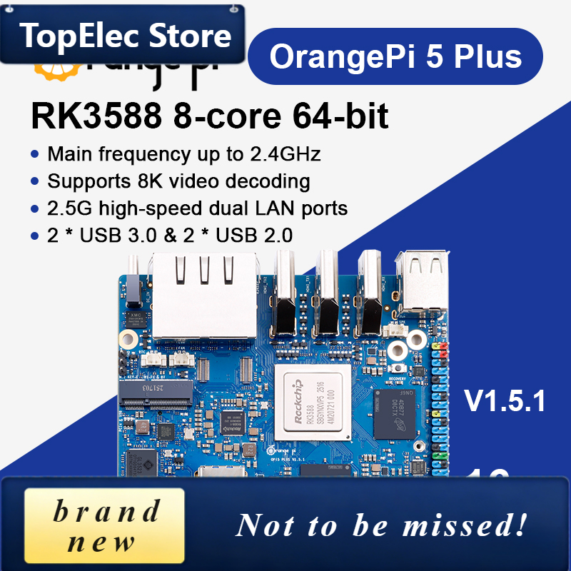 TopElec Orange Pi 5 Plus 16GB  – Orange Pi 5 Plus 16Gb Bewertung und Preis