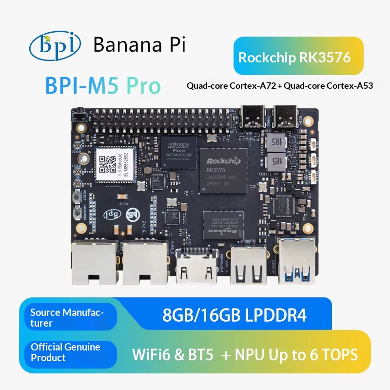 Banana Pi BPI-M5 Pro Rockchip  – Banana Pi Bpi-M5 Bewertung und Preis
